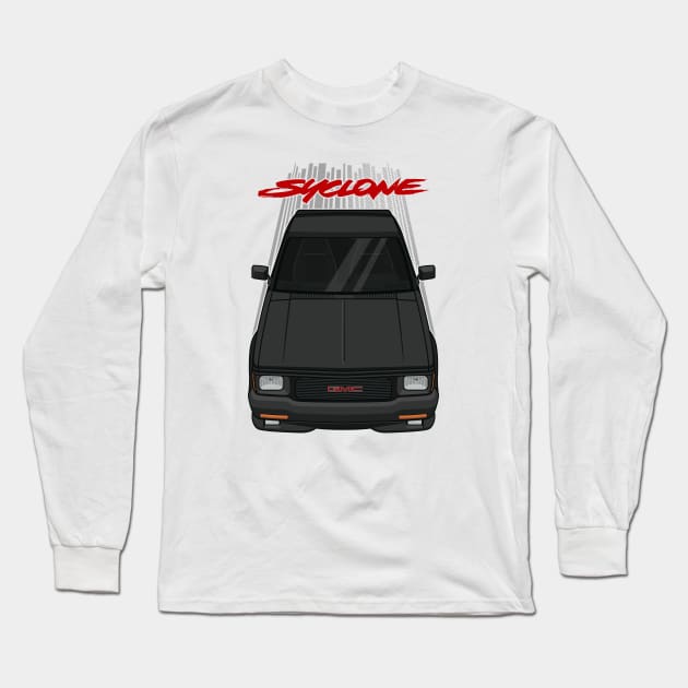 GMC Syclone 1991 - Black Long Sleeve T-Shirt by V8social